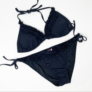 Guess Ruffle Trim Bikini